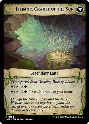 Growing Rites of Itlimoc // Itlimoc, Cradle of the Sun (Prerelease) (188s) Foil - The Lost Caverns of Ixalan