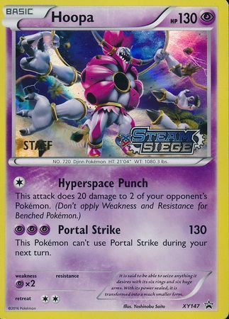 Hoopa (Prerelease) [Staff] (XY147) Holofoil - Black Star Promos