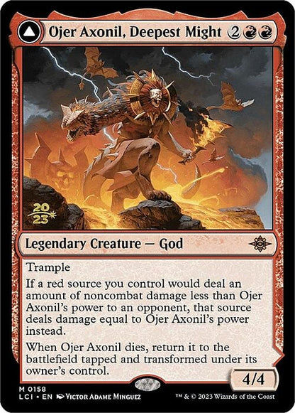 Ojer Axonil, Deepest Might // Temple of Power (Prerelease) (158s) Foil - The Lost Caverns of Ixalan
