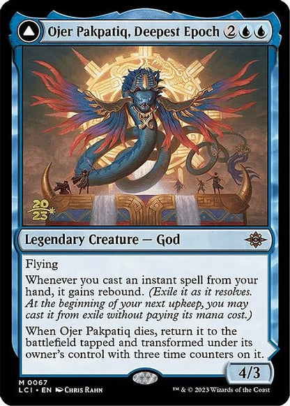 Ojer Pakpatiq, Deepest Epoch // Temple of Cyclical Time (Prerelease) (67s) Foil - The Lost Caverns of Ixalan