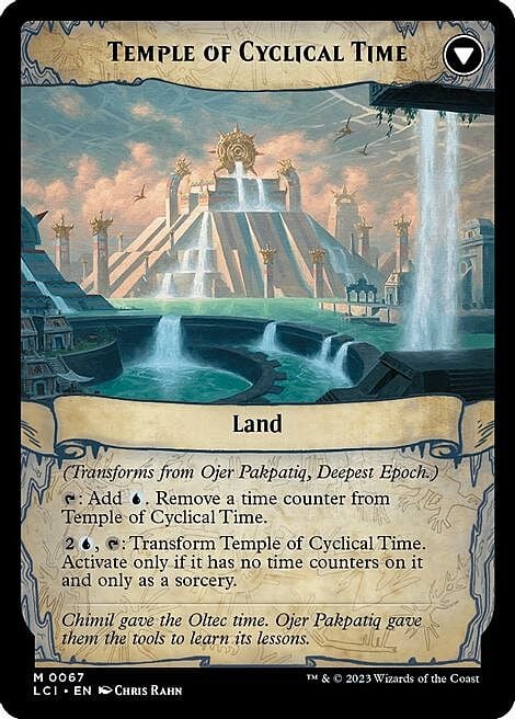 Ojer Pakpatiq, Deepest Epoch // Temple of Cyclical Time (Prerelease) (67s) Foil - The Lost Caverns of Ixalan