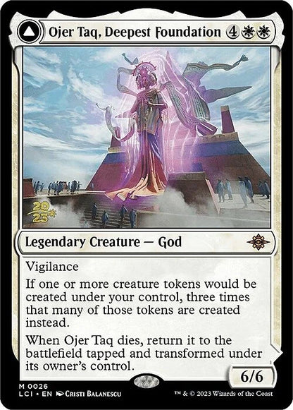 Ojer Taq, Deepest Foundation // Temple of Civilization (Prerelease) (26s) Foil - The Lost Caverns of Ixalan