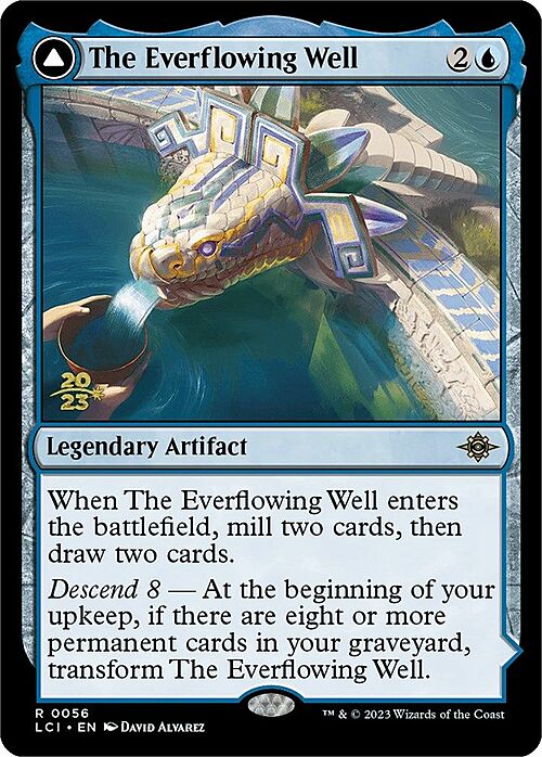 The Everflowing Well // The Myriad Pools (Prerelease) (056s) Foil - The Lost Caverns of Ixalan