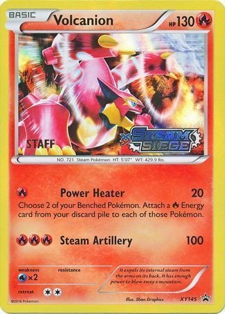 Volcanion (Prerelease) [Staff] (XY145) Holofoil - Black Star Promos