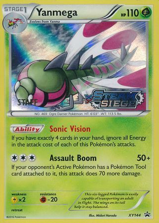 Yanmega (Prerelease) [Staff] (XY144) Holofoil - Black Star Promos