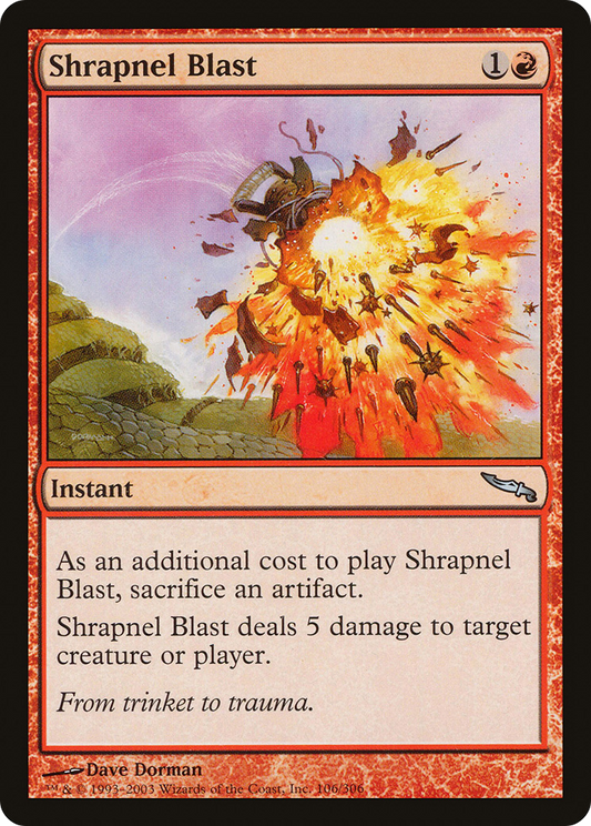 Shrapnel Blast (106) - Mirrodin