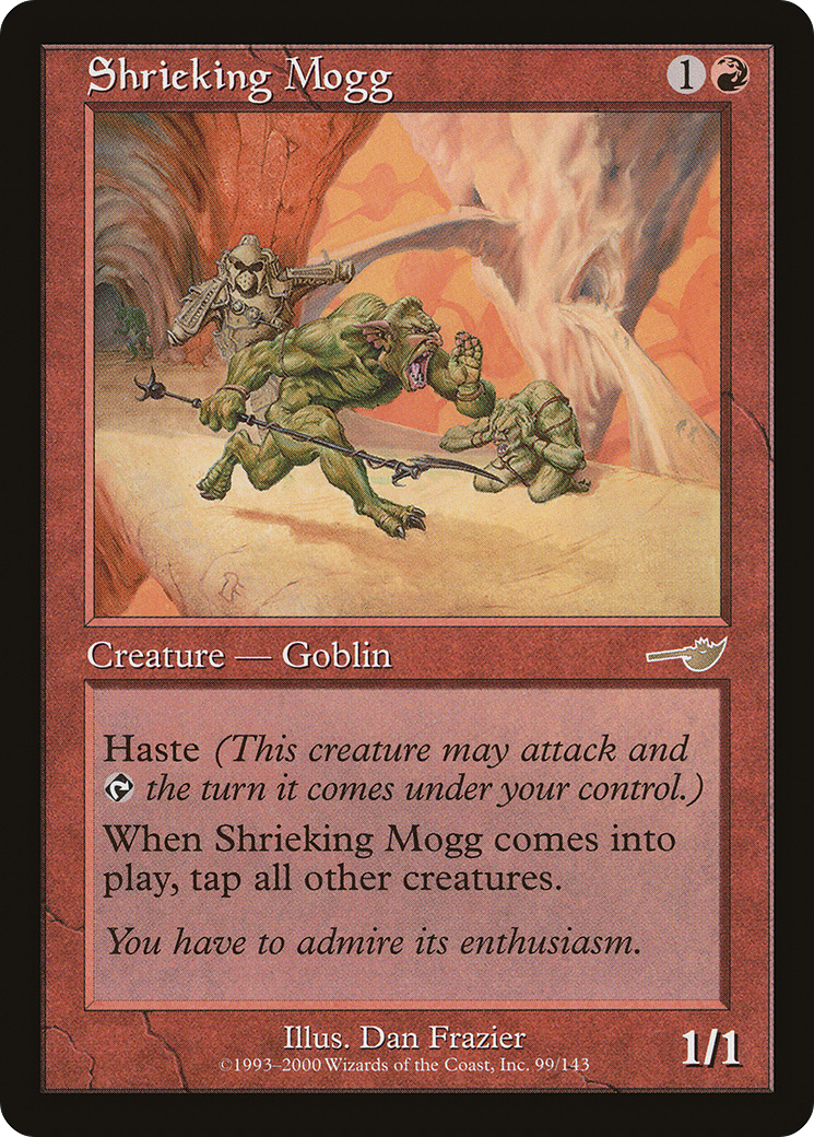Shrieking Mogg (099) Foil - Nemesis