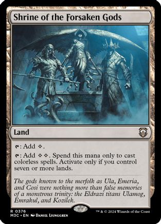Shrine of the Forsaken Gods (376) Ripple Foil - Commander: Modern Horizons 3
