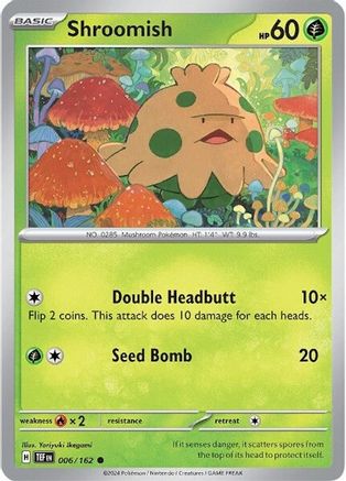 Shroomish (6) Reverse Holofoil - Temporal Forces