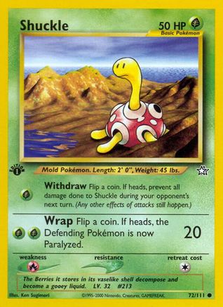Shuckle (72) (1st Edition) - Neo Genesis