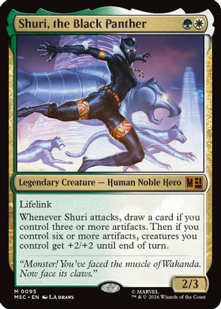 Shuri, the Black Panther (095) - Commander: Marvel Super Heroes