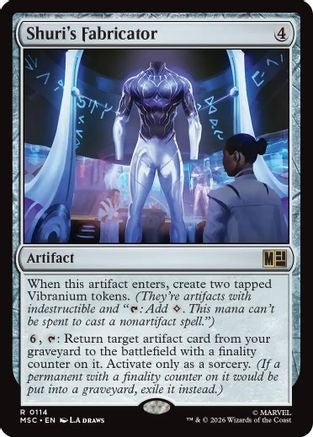 Shuri's Fabricator (114) Surge Foil - Commander: Marvel Super Heroes