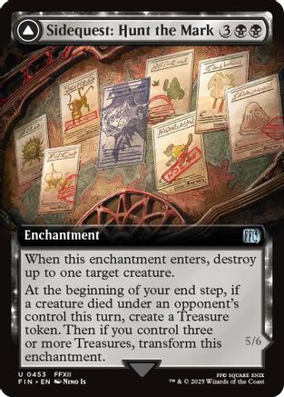 Sidequest: Hunt the Mark // Yiazmat, Ultimate Mark (Extended Art) (453) Foil - FINAL FANTASY