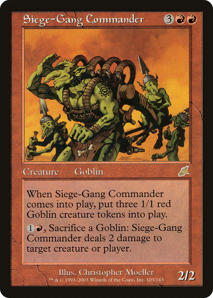 Siege-Gang Commander (103) - Scourge