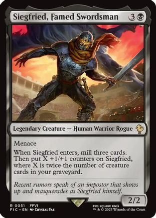 Siegfried, Famed Swordsman (051) Surge Foil - Commander: FINAL FANTASY