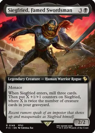 Siegfried, Famed Swordsman (Extended Art) (149) - Commander: FINAL FANTASY