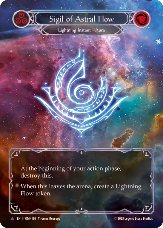 Sigil Of Astral Flow (Marvel) (OMN199) Cold Foil - Omens of the Third Age