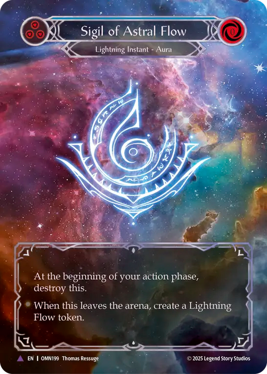 Sigil Of Astral Flow (Marvel) (OMN199) Cold Foil - Omens of the Third Age