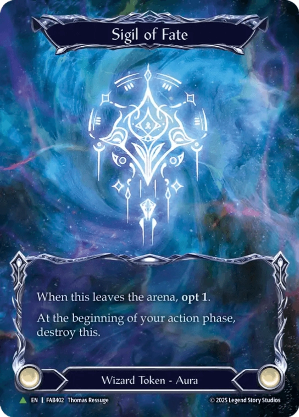 Sigil Of Fate (Marvel) (FAB403) Cold Foil - Flesh and Blood: Promo Cards