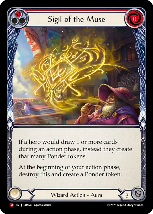 Sigil of the Muse (Red) (IAR249) - Usurp the Shadow Throne