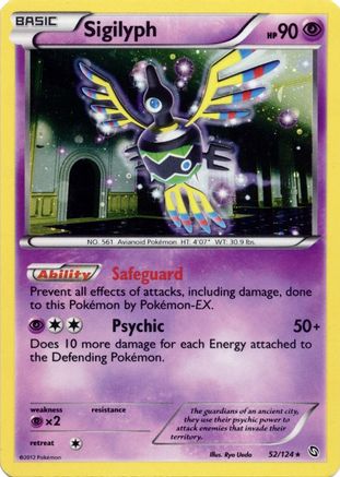 Sigilyph (Cosmos Holo) (Blister Exclusive) (52) Holofoil - Dragons Exalted