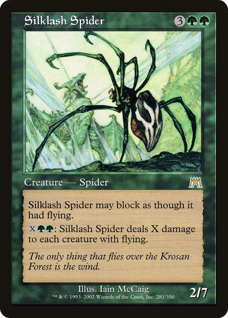 Silklash Spider (281) Foil - Onslaught