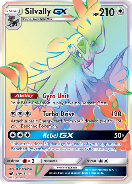 Silvally GX (119) Holofoil - Crimson Invasion