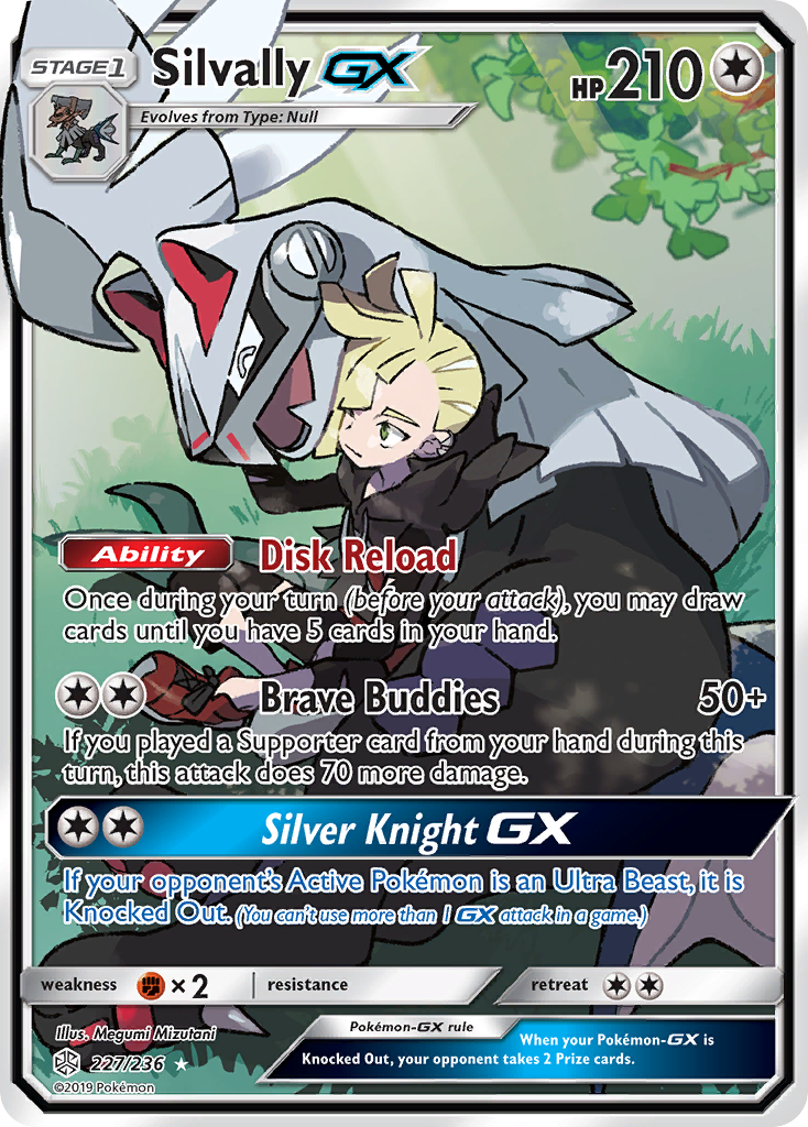 Silvally GX (Alternate Full Art) (227) Holofoil - Cosmic Eclipse