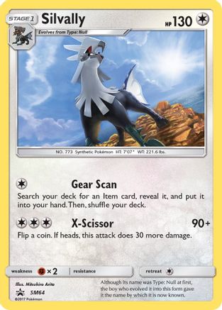 Silvally (SM64) Holofoil - Black Star Promos