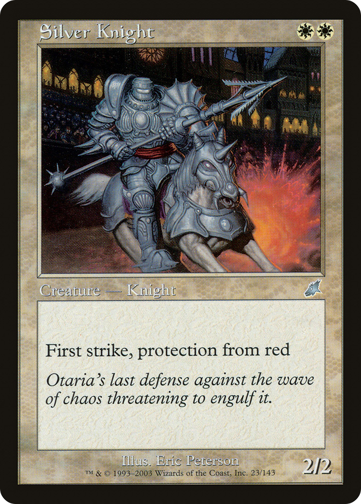 Silver Knight (023) Foil - Scourge