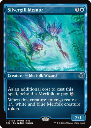 Silvergill Mentor (Promo Pack) (403) - Lorwyn Eclipsed