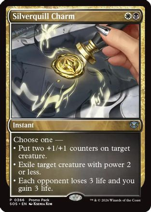 Silverquill Charm (Promo Pack) (365) - Secrets of Strixhaven