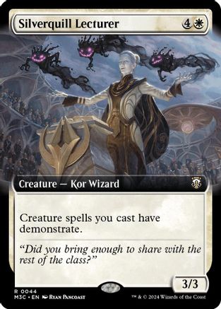 Silverquill Lecturer (Extended Art) (044) Ripple Foil - Commander: Modern Horizons 3