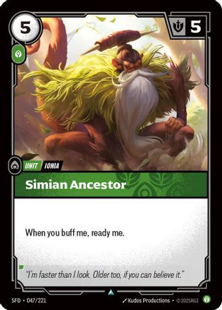 Simian Ancestor (047) Foil - Spiritforged