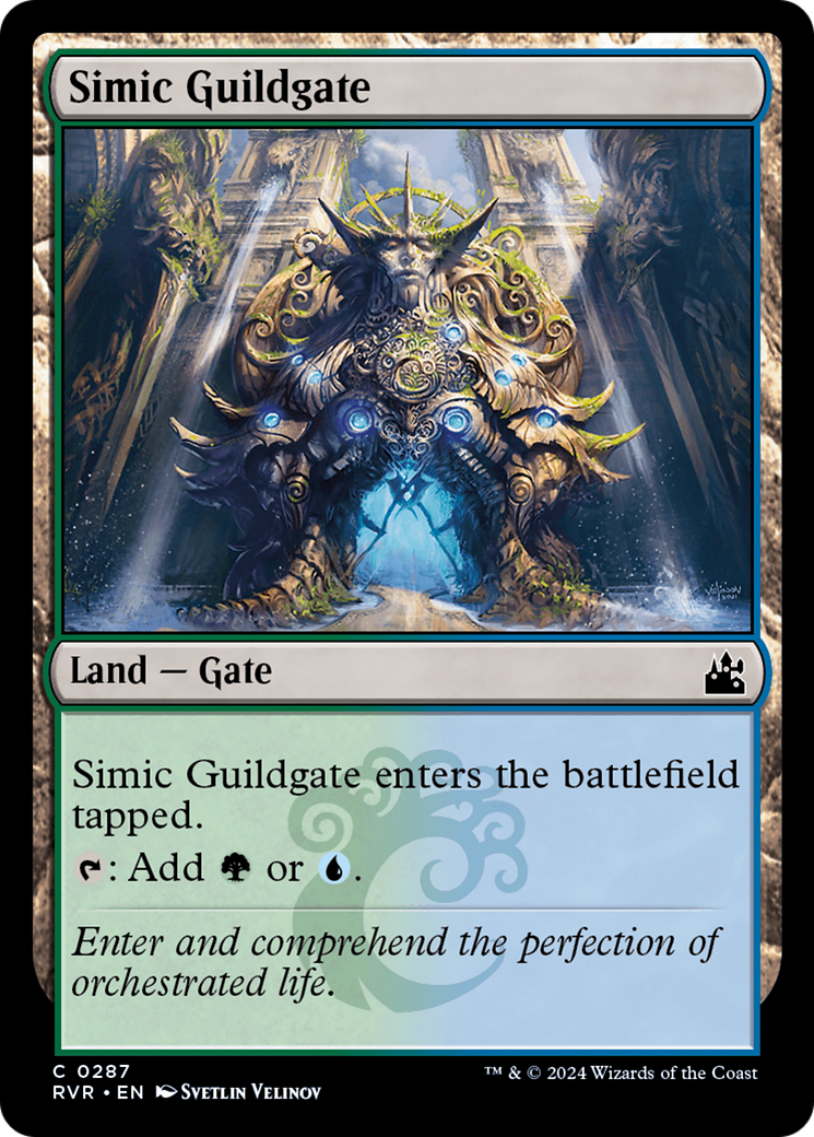 Simic Guildgate (287) Foil - Ravnica Remastered