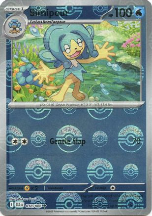 Simipour (Poke Ball Pattern) (18) Reverse Holofoil - Black Bolt
