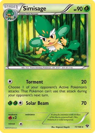 Simisage (11) - XY Base Set
