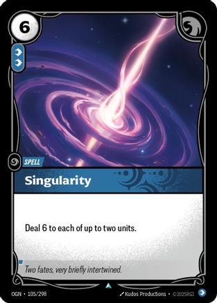 Singularity (105) Foil - Origins