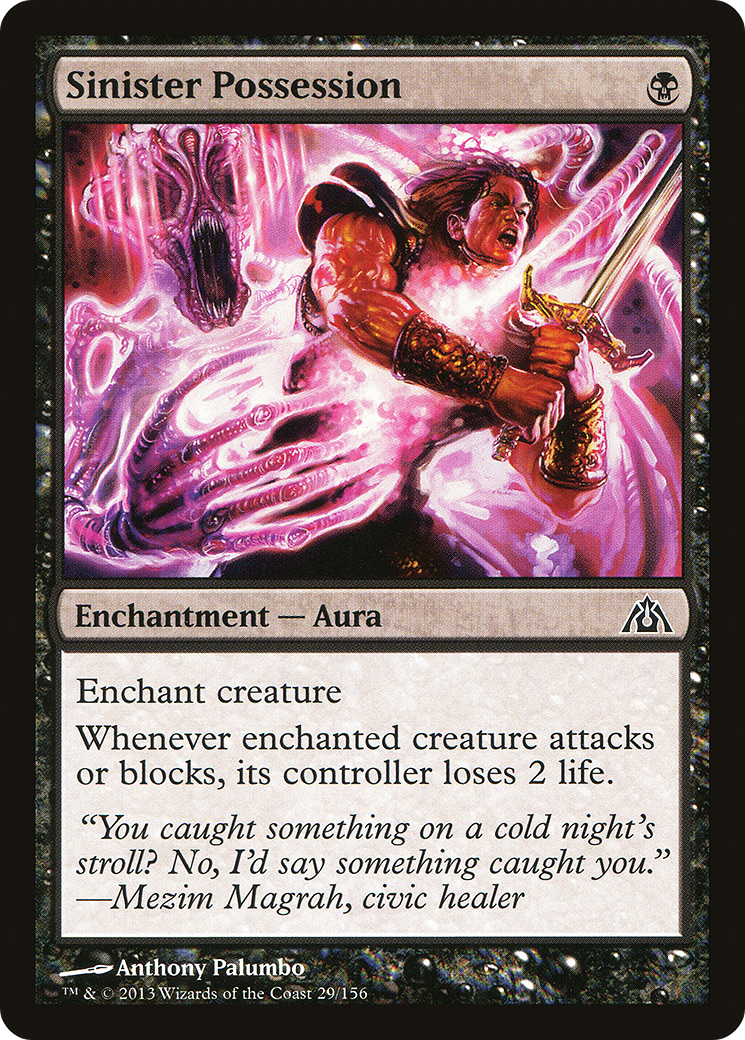 Sinister Possession (029) Foil - Dragon's Maze