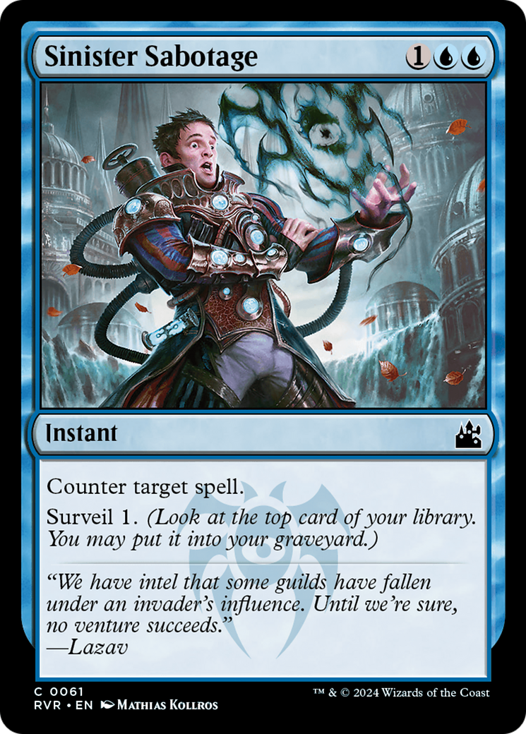 Sinister Sabotage (061) - Ravnica Remastered