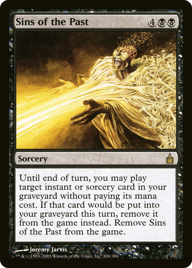 Sins of the Past (106) Foil - Ravnica: City of Guilds