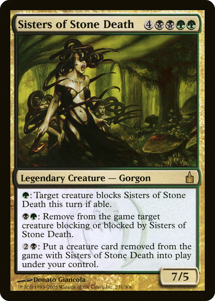 Sisters of Stone Death (231) Foil - Ravnica: City of Guilds