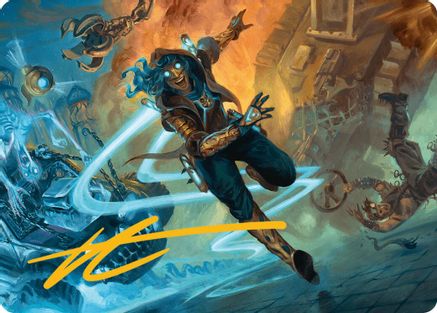 Sita Varma, Masked Racer (026s) Gold-Stamped - Art Series: Aetherdrift