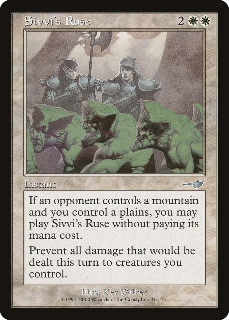 Sivvi's Ruse (021) Foil - Nemesis