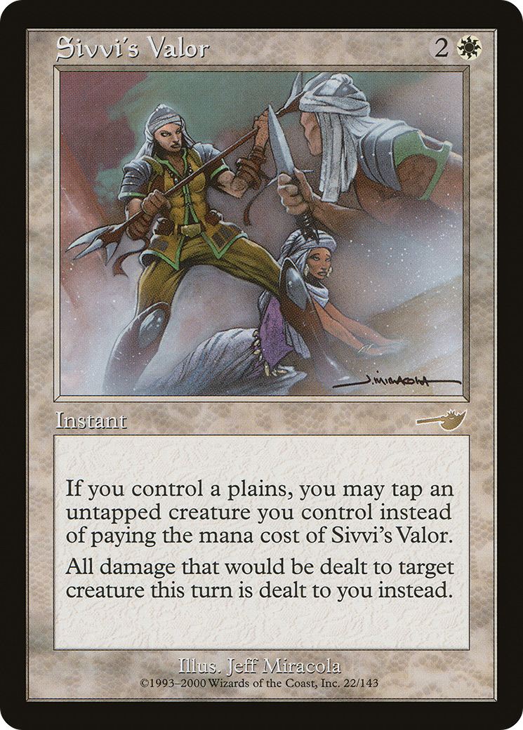 Sivvi's Valor (022) Foil - Nemesis