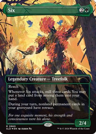 Six (2660) Foil - Secret Lair Drop Series