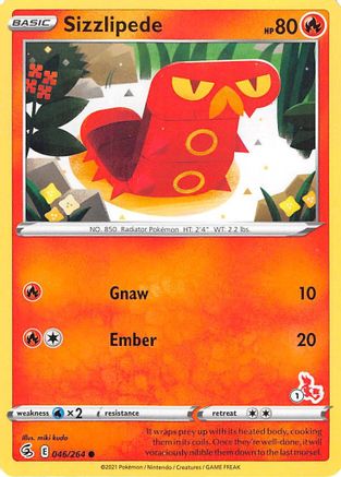 Sizzlipede (#1 Cinderace) (46) - Battle Academy 2022