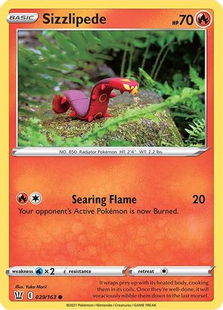Sizzlipede (29) - Battle Styles