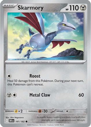 Skarmory (141) Reverse Holofoil - Destined Rivals