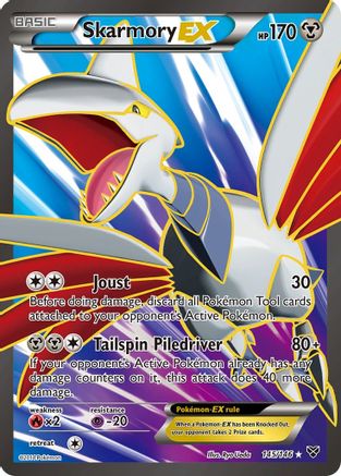 Skarmory EX (Full Art) (145) Holofoil - XY Base Set